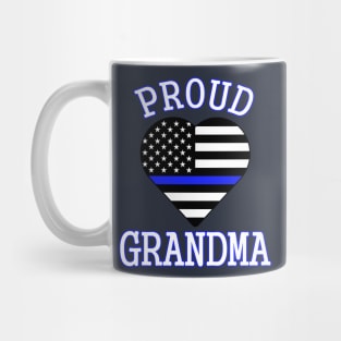 Thin Blue Line - Proud Grandma Mug